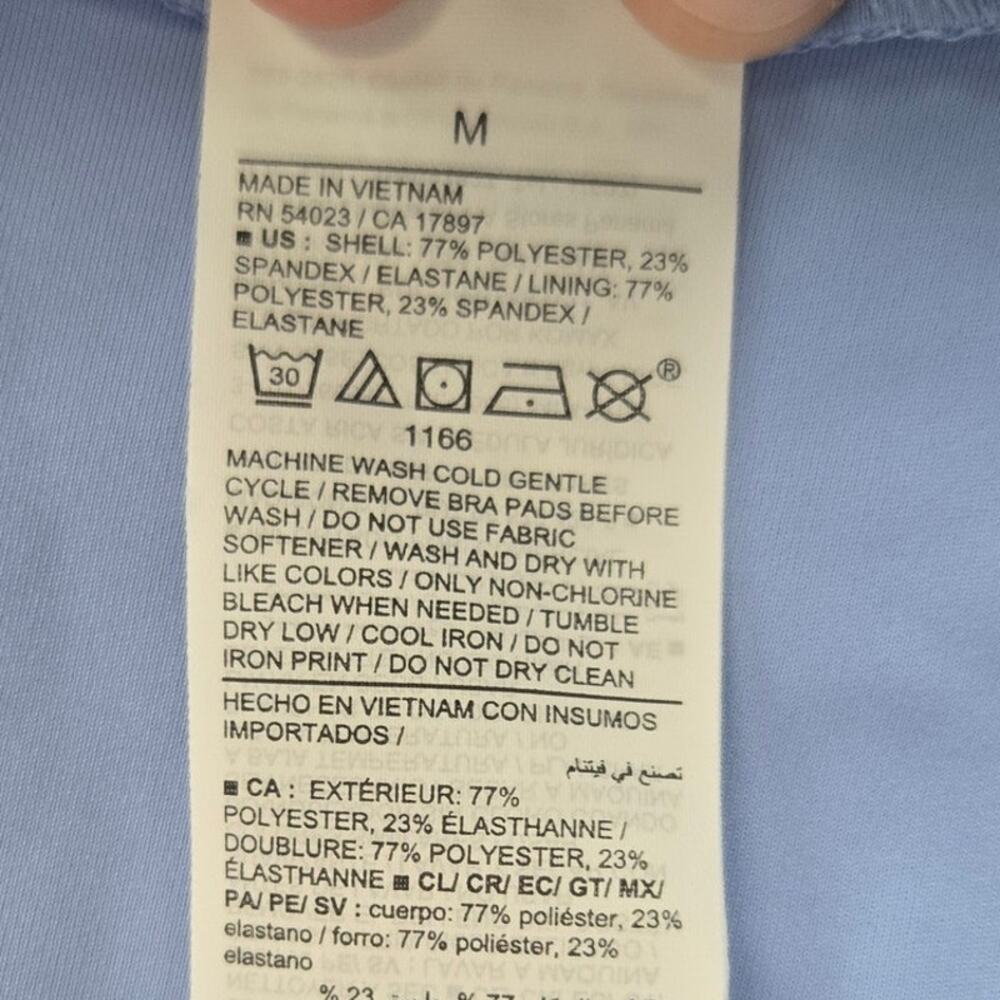 Old Navy Powder Blue Tennis Dress with shorts M Athetic Coastal Summer Beach NWT - Picture 8 of 16